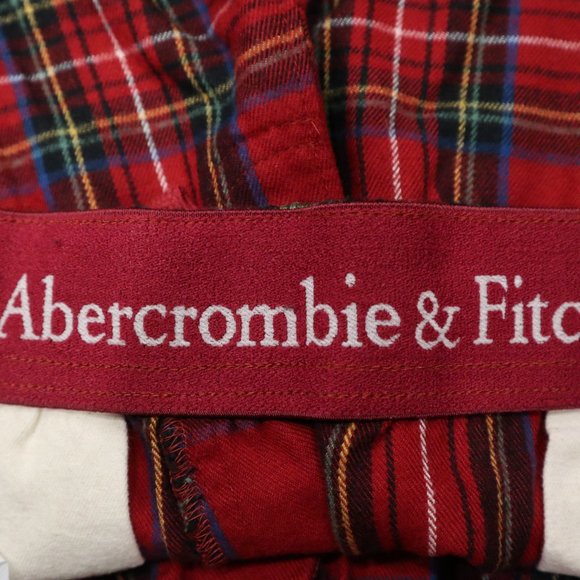 NWT Plaid Abercrombie Sleep Pajama Bottoms Medium - Picture 6 of 6